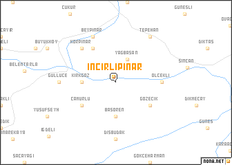 map of İncirlipınar