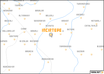 map of İncirtepe