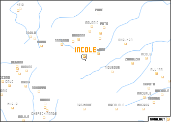 map of Incole