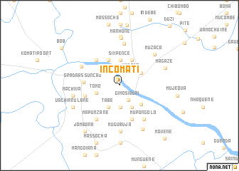 map of Incomáti