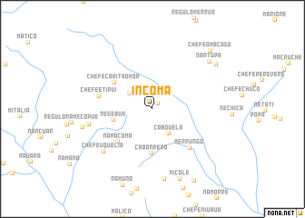 map of Incoma