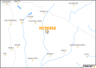 map of Increase