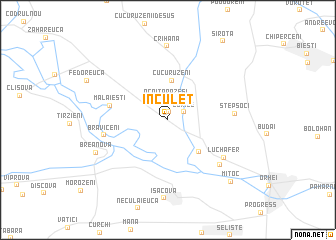 map of Inculeţ