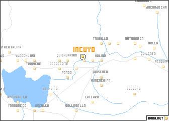 map of Incuyo