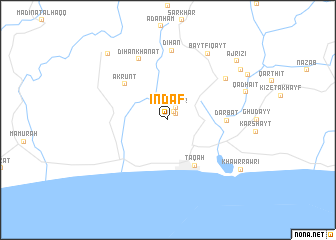 map of Indāf