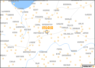 map of Indaia