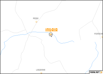 map of Indaiá