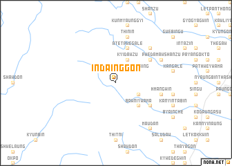 map of Indainggon