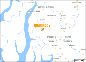 map of Indainggyi