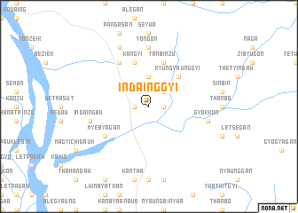 map of Indainggyi