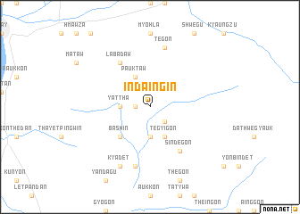 map of Indaing-in