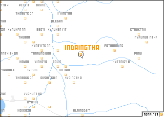 map of Indaingtha