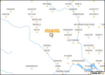 map of Indaing