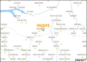 map of Indaing