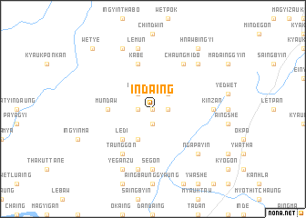 map of Indaing