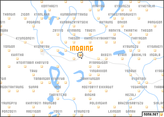 map of Indaing