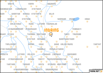 map of Indaing