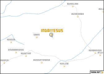 map of Inda Īyesus