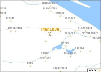 map of Indalovo