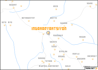 map of Inda Maryam Tsʼiyon