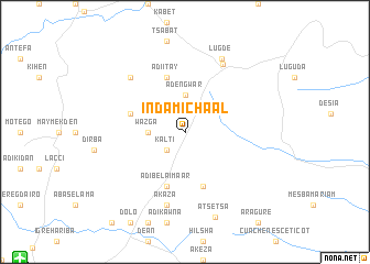 map of Inda Michaʼāl