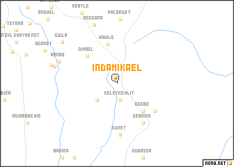 map of Inda Mīkaʼēl