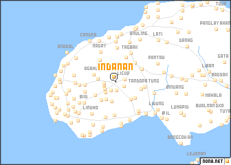 map of Indanan