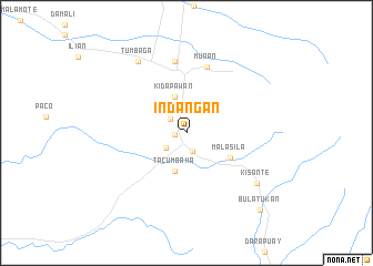 map of Indangan