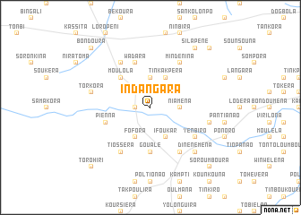 map of Indangara