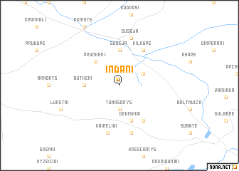 map of Indāni