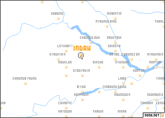 map of Indaw