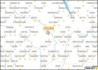 map of Indaw