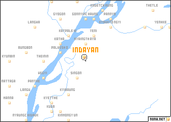 map of Indayan