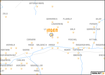 map of Inden