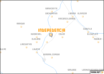 map of Indepedencia