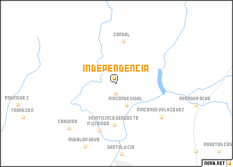 map of Independencia