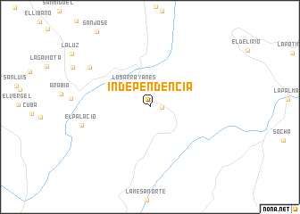 map of Independencia