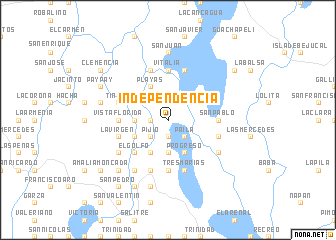 map of Independencia