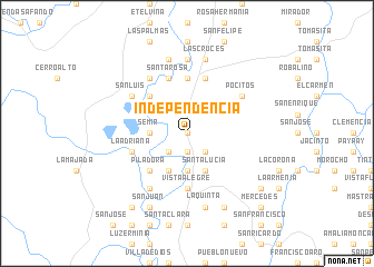 map of Independencia