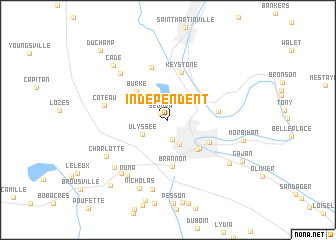 map of Independent