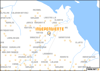 map of Independiente