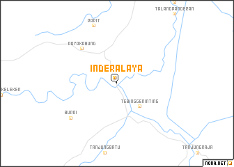 map of Inderalaya