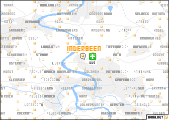 map of In der Been