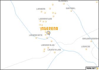 map of Inderena