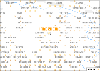 map of In der Heide