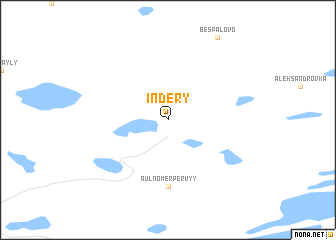 map of Indery