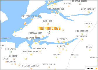 map of Indian Acres