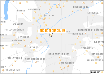 map of Indianapolis