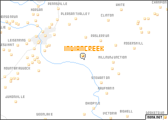 map of Indian Creek