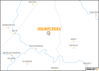 map of Indian Creek